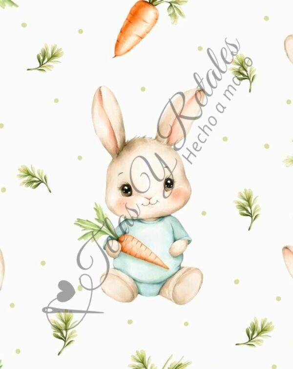 Tela diseño conejo