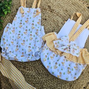 Peto patitos y vichy amarillo