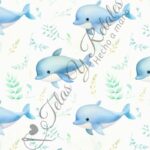 Tela diseño delfín