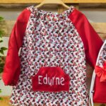 Babi escolar de Minnie Mouse rojo