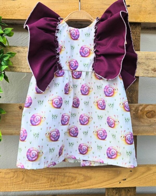 Vestido caracol con braguitas