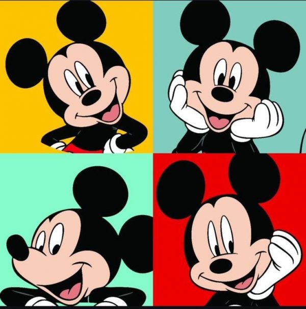 Tela Disney Mickey Pop Art