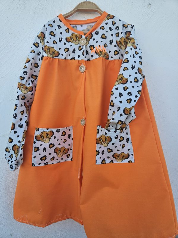 Babi escolar Simba (El Rey León) naranja