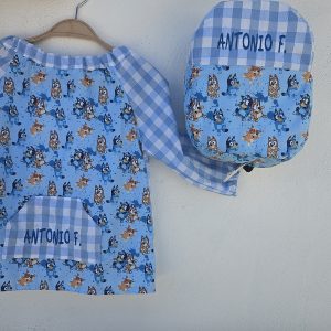 Pack de Babi escolar y mochila infantil a juego estampado Bluey