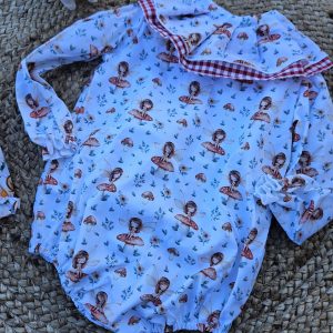 Pelele Hada Bosque con Cuello Vichy
