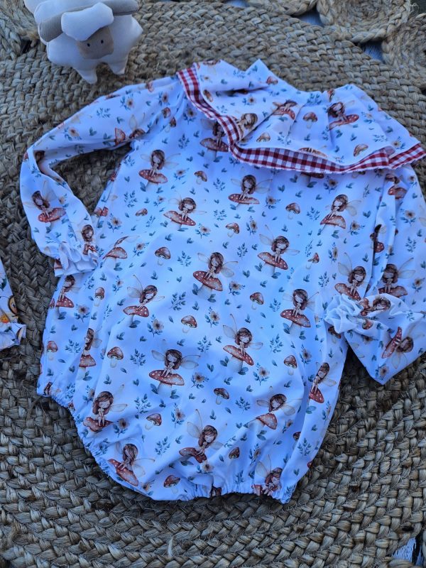 Pelele Hada Bosque con Cuello Vichy