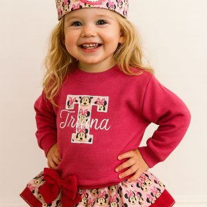 Conjunto de cumpleaños Minnie Rojo