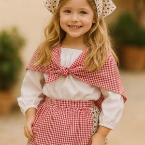 Traje de pastora personalizado VICHY - Especial Navidad