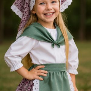 Traje de pastora personalizado VERDE - Especial Navidad