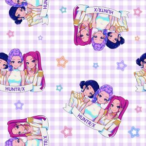 Tela Infantil Huntrix Idols Pastel