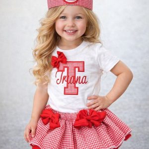 Conjunto de cumpleaños Vichy Rojo