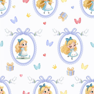Tela infantil fantasía Alicia Dulces Sueños