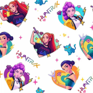 Tela Huntrix Estilo Pop Girl Power